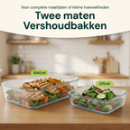 Vivid Green Mealprepbakjes Glas 10 stuks
