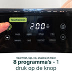 Vivid Green Airfryer met Display 3L
