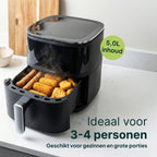 Vivid Green Airfryer met Display 5L