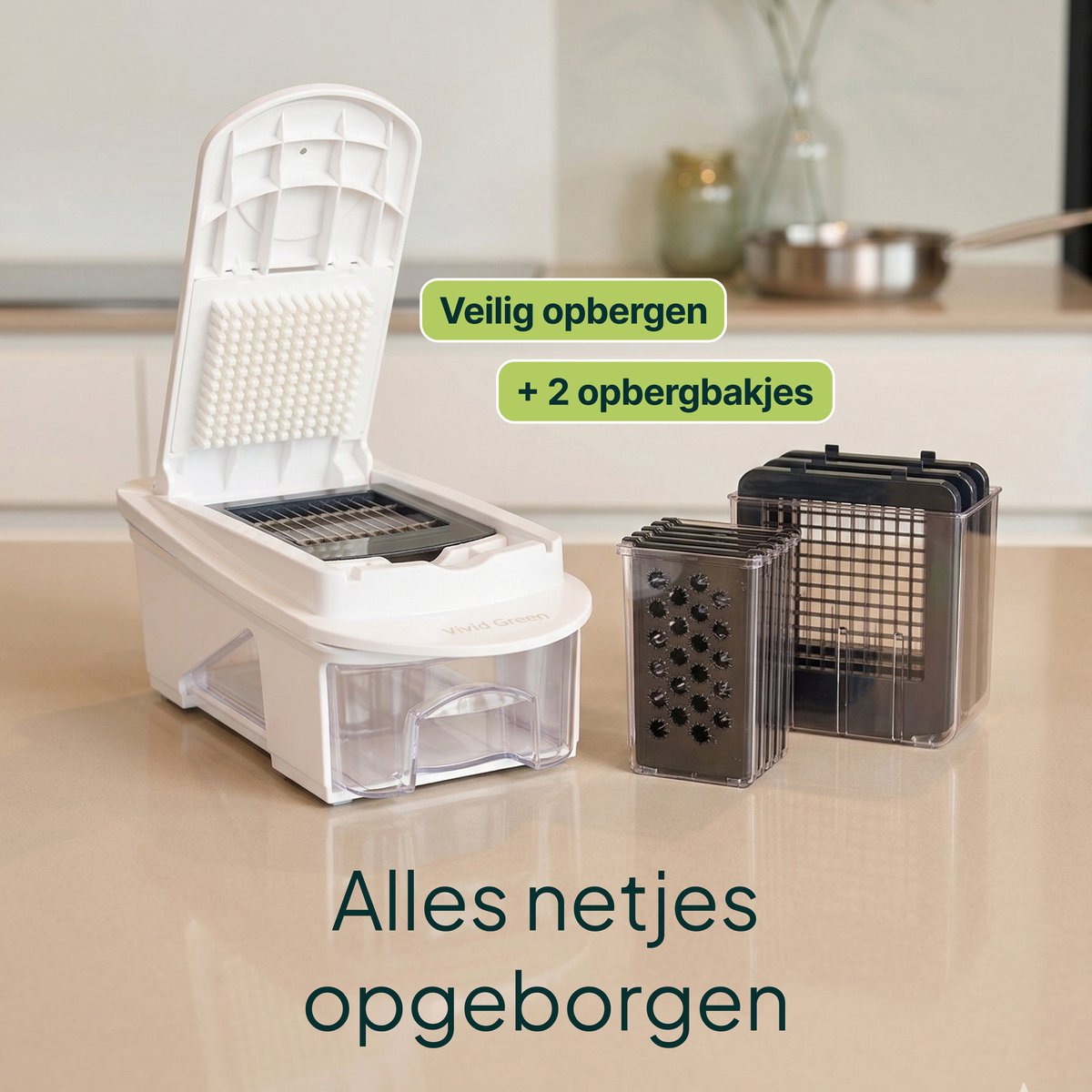 Vivid Green Groentesnijder Deluxe