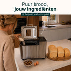 Vivid Green Broodbakmachine RVS