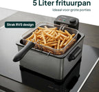 Vivid Green Frituurpan 5 Liter RVS
