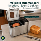 Vivid Green Broodbakmachine RVS