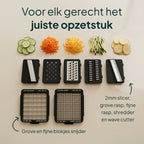 Vivid Green Groentesnijder en Mealprepbak Multifunctioneel