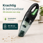 Vivid Green Kruimelzuiger Snoerloos 5 opzetstukken - Zwart