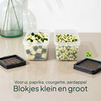 Vivid Green Groentesnijder en Mealprepbak Multifunctioneel