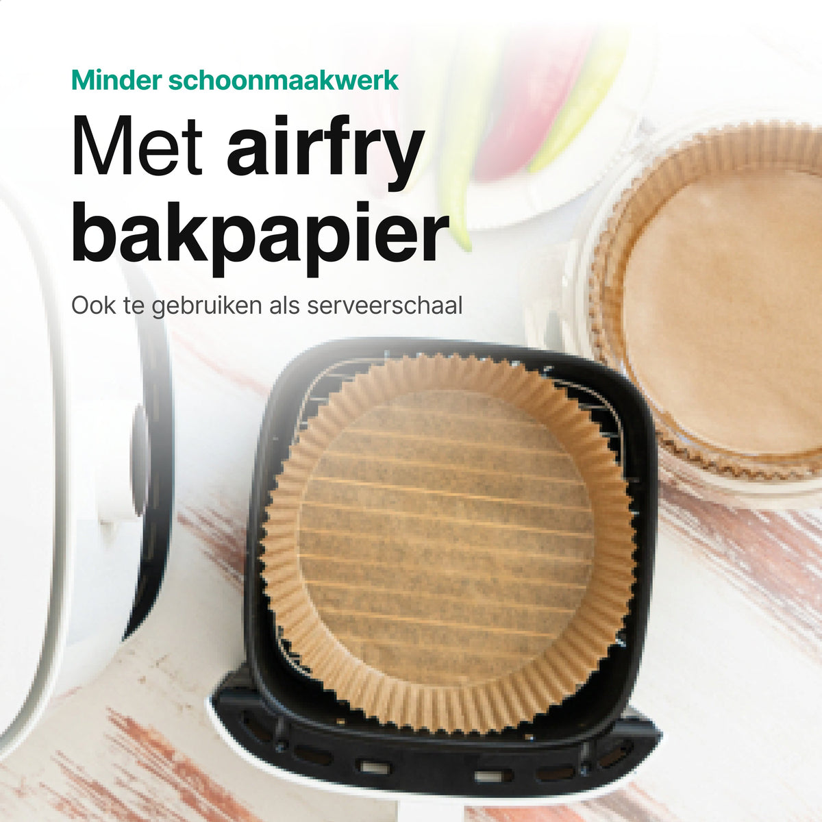 Vivid Green Airfryer Accessoires 8-delige set