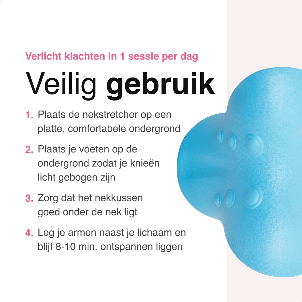 Vivid Green Nekstretcher - Blauw