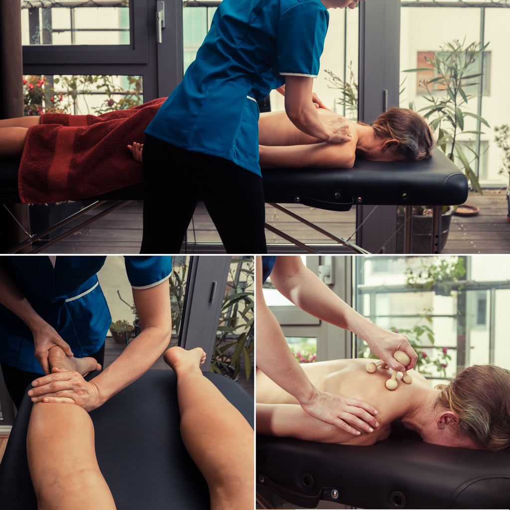 Vivid Green Massagetafel 3 zones - Inklapbaar - 8 Hoogtestanden
