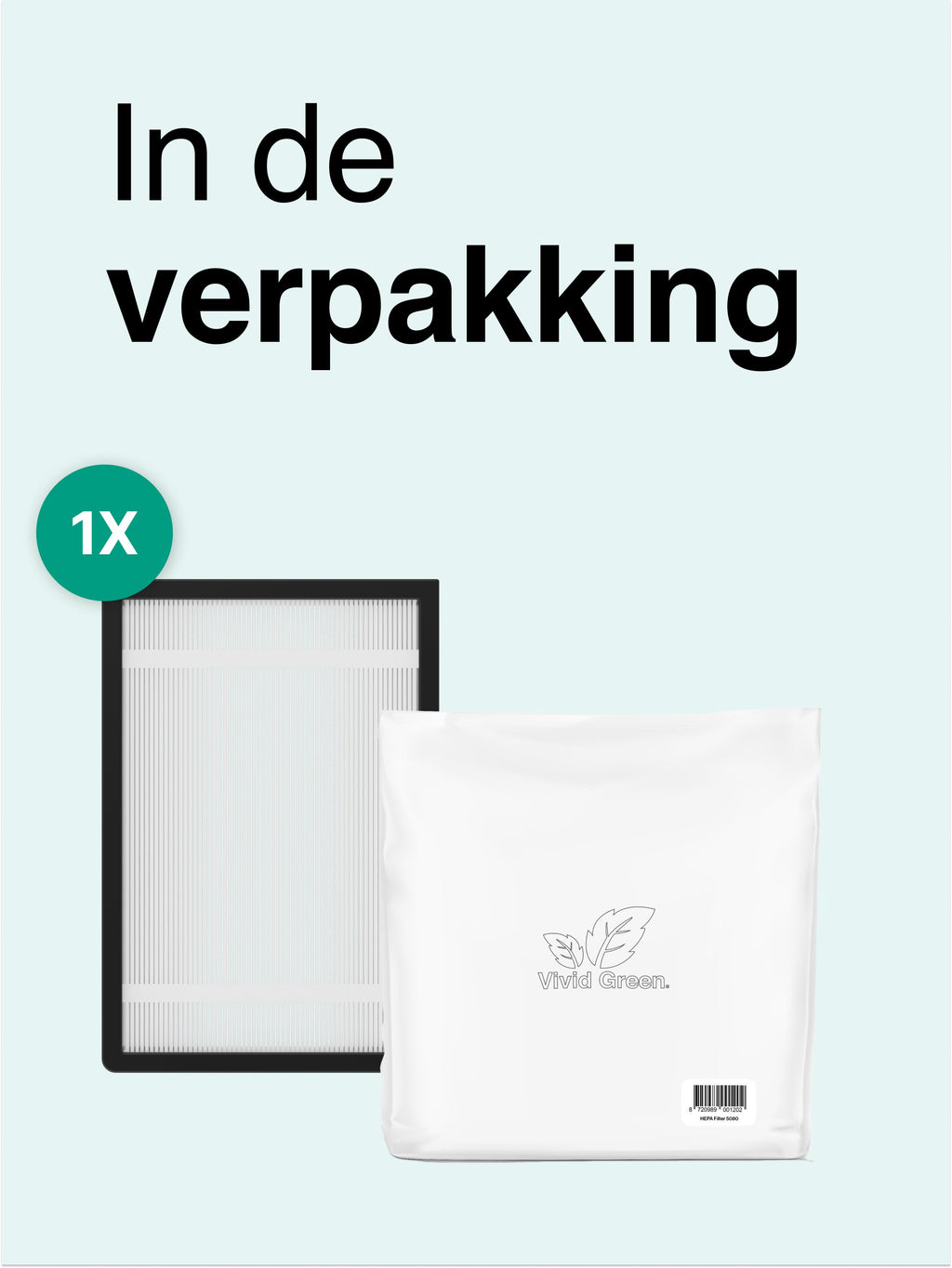 Vivid Green HEPA Filter 5080