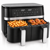 Vivid Green Dubbele Airfryer 11L