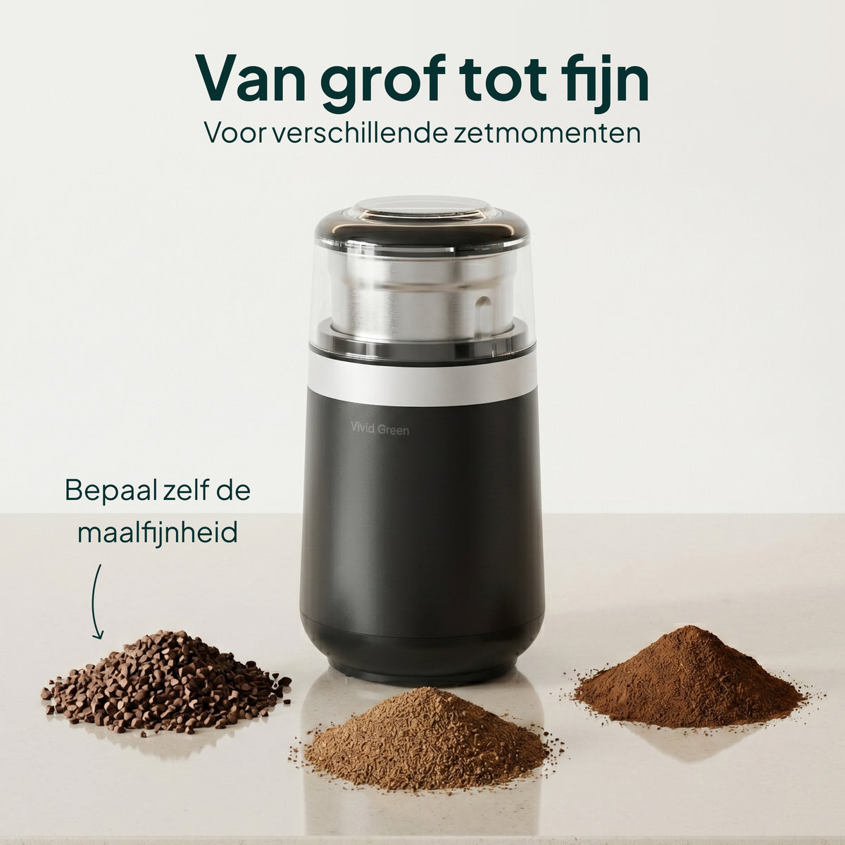 Vivid Green Elektrische Koffiemolen