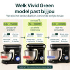 Vivid Green Keukenmachine 1500W - 5L Mengkom