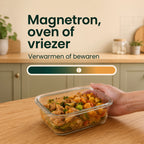 Vivid Green Mealprepbakjes Glas 6 stuks