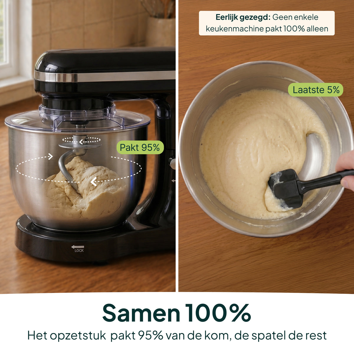 Vivid Green Keukenmachine met Display