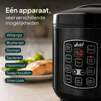 Vivid Green Rijstkoker met Stomer