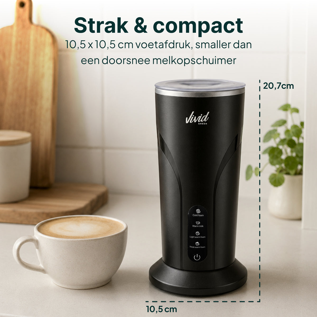 Vivid Green Melkopschuimer - 300ML