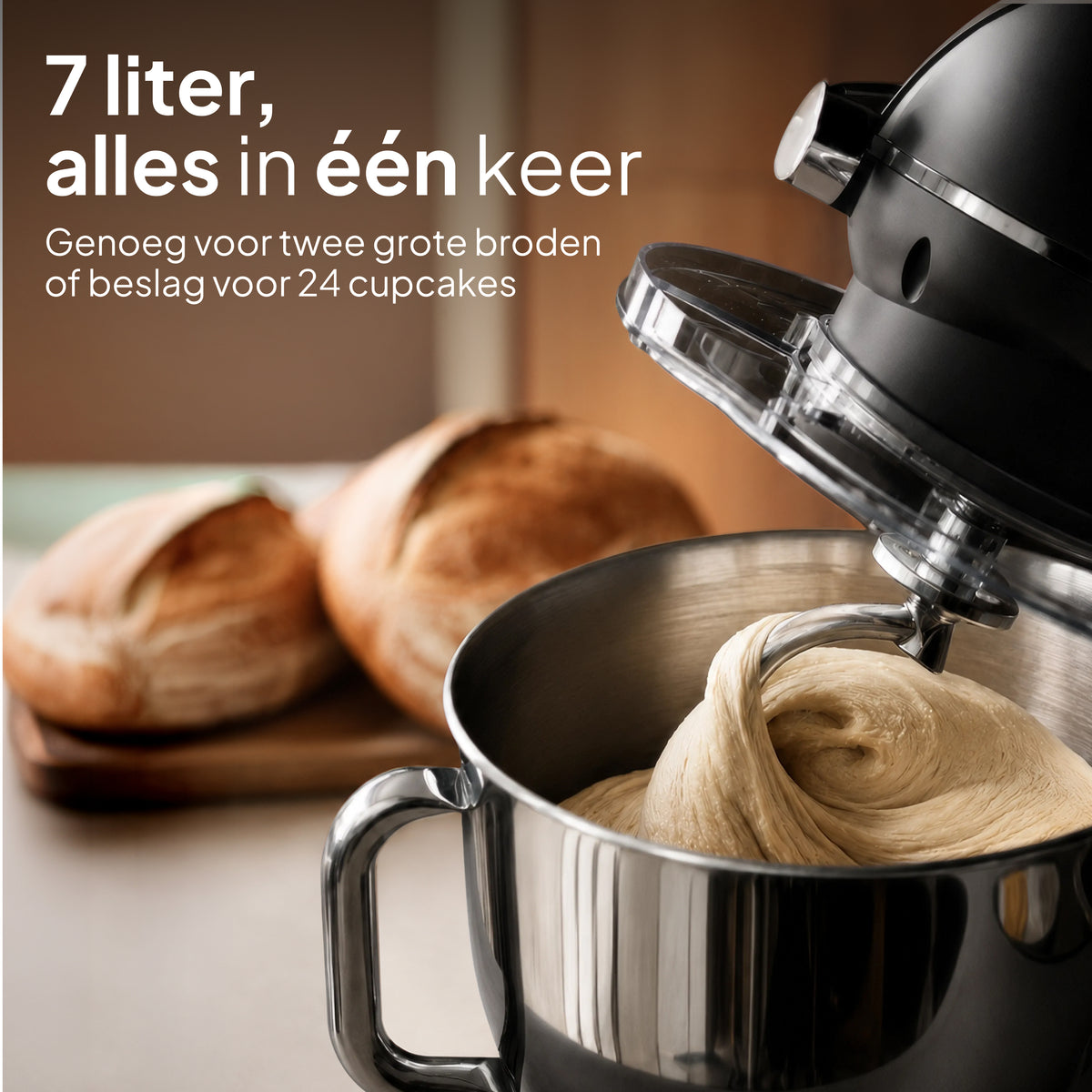 Vivid Green Keukenmachine Deluxe met display